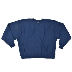 Champion Reverse Weave Sweatshirt Men's Big & Tall Size 3XL Blue Loose